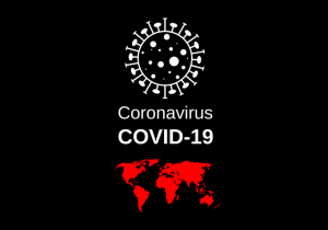 COVID-19 virus og verdenskort